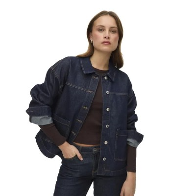 яке,мъжки,якета,дамски,якета,и,палта,vero,moda,jamie,denim,jacket,blue,(dark,blue,denim,rinse)