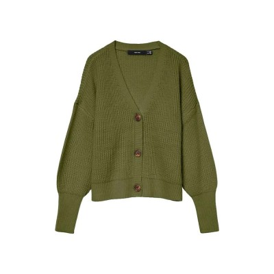 жилетка,мъжки,пуловери,дамски,пуловери,vero,moda,lea,cuff,cardigan,green,(sphagnum)
