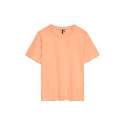 тениска,мъжки,тениски,дамски,тениски,vero,moda,paulina,short,sleeve,t,shirt,orange,(peach,fuzz)