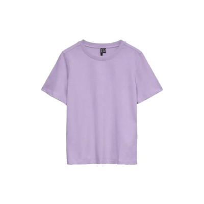 тениска,мъжки,тениски,дамски,тениски,vero,moda,paulina,short,sleeve,t,shirt,purple,(pastel,lilac)