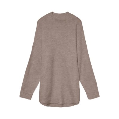 блуза,мъжки,пуловери,дамски,пуловери,vero,moda,plaza,high,neck,sweater,grey,(moon,rock,melange)