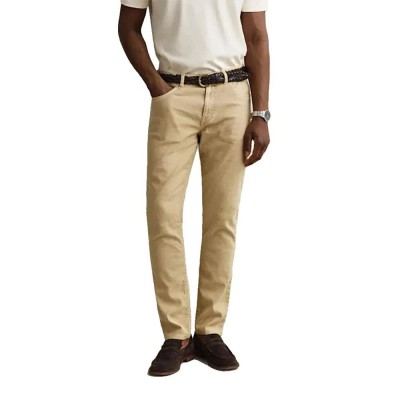 дънки,мъжки,панталони,дамски,панталони,gant,1000460,linen,slim,fit,jeans,beige,(oat,beige)
