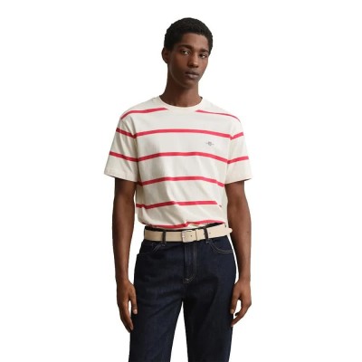 тениска,мъжки,тениски,дамски,тениски,gant,2003398,short,sleeve,t,shirt,white,(creamed,white)