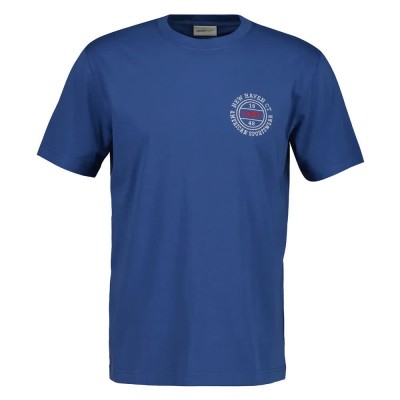 тениска,мъжки,тениски,дамски,тениски,gant,2003402,short,sleeve,t,shirt,blue,(vintage,blue)