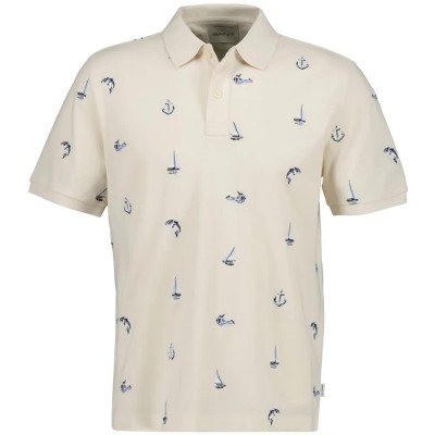 дамски,блузи,с,яка,мъжки,блузи,с,яка,gant,2014100,short,sleeve,polo,beige,(creamed,white)