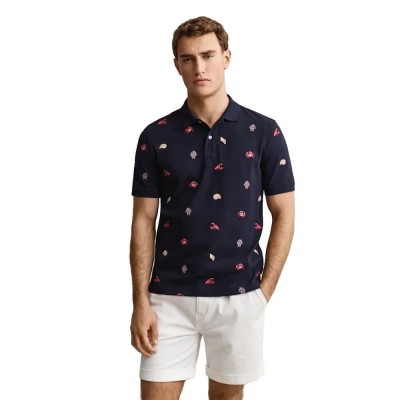 дамски,блузи,с,яка,мъжки,блузи,с,яка,gant,2014100,short,sleeve,polo,blue,(evening,blue)
