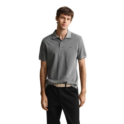 дамски,блузи,с,яка,мъжки,блузи,с,яка,gant,2014102,short,sleeve,polo,grey,(black)