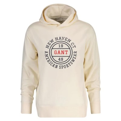 суичър,мъжки,пуловери,gant,2067110,hoodie,beige,(cream)