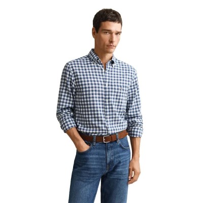 риза,с,дълъг,ръкав,дамски,ризи,мъжки,ризи,gant,3260017,linen,regular,fit,long,sleeve,shirt,blue,(vintage,blue)