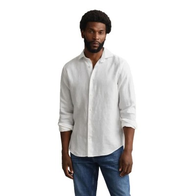 риза,с,дълъг,ръкав,дамски,ризи,мъжки,ризи,gant,3260045,linen,regular,fit,long,sleeve,shirt,white,(white)