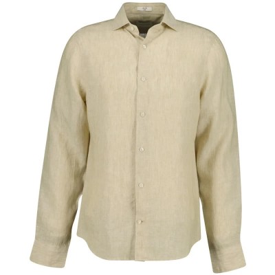 риза,с,дълъг,ръкав,дамски,ризи,мъжки,ризи,gant,3260047,linen,slim,fit,long,sleeve,shirt,beige,(oat,beige)
