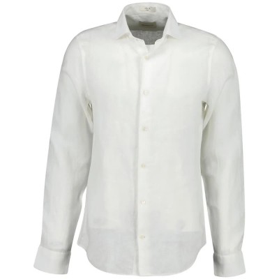 риза,с,дълъг,ръкав,дамски,ризи,мъжки,ризи,gant,3260047,linen,slim,fit,long,sleeve,shirt,white,(white)