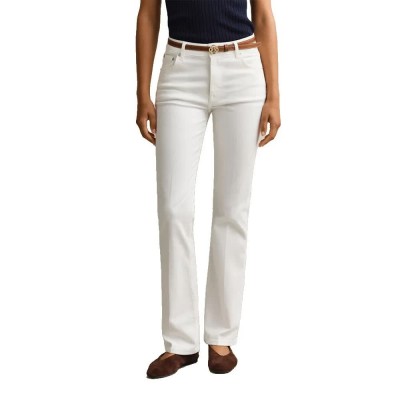 дънки,мъжки,панталони,дамски,панталони,gant,4100310,flare,fit,jeans,white,(eggshell)