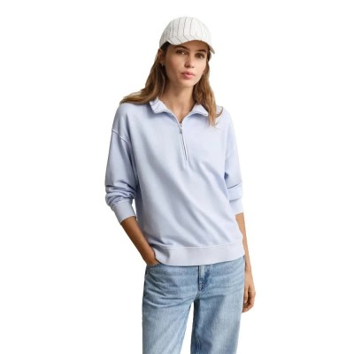 блуза,дамски,блузи,gant,4201318,half,zip,sweatshirt,blue,(light,blue)