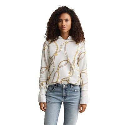 блуза,дамски,блузи,gant,4201445,sweatshirt,white,(eggshell)