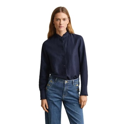 риза,с,дълъг,ръкав,дамски,ризи,мъжки,ризи,gant,4300706,linen,long,sleeve,shirt,blue,(evening,blue)