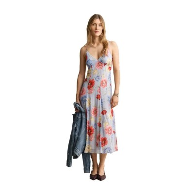 рокля,дамски,поли,и,рокли,gant,4503499,sleeveless,long,dress,blue,(light,blue)
