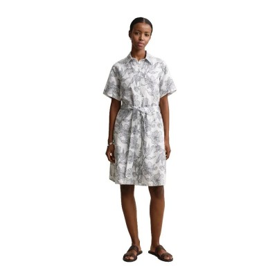 рокля,дамски,поли,и,рокли,gant,4503511,linen,short,sleeve,short,dress,white,(evening,blue)