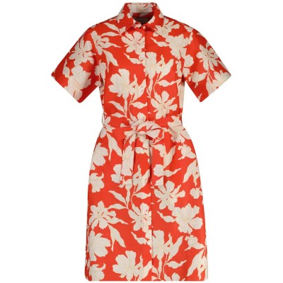 рокля,дамски,поли,и,рокли,gant,4503511,linen,short,sleeve,short,dress,orange,(perfect,red)