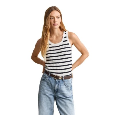 тениска,мъжки,тениски,дамски,тениски,gant,4800113,sleeveless,t,shirt,white,(eggshell)