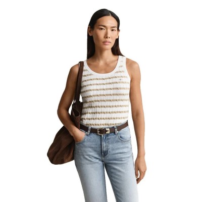 тениска,мъжки,тениски,дамски,тениски,gant,4800113,sleeveless,t,shirt,beige,(oat,beige)