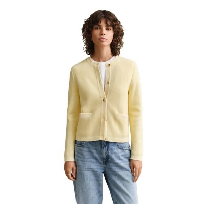 жилетка,мъжки,пуловери,дамски,пуловери,gant,4805448,cardigan,yellow,(vanilla,yellow)