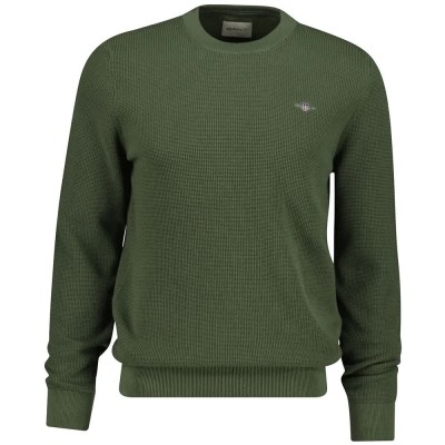 блуза,мъжки,пуловери,дамски,пуловери,gant,8030291,sweater,green,(dry,herb,green)