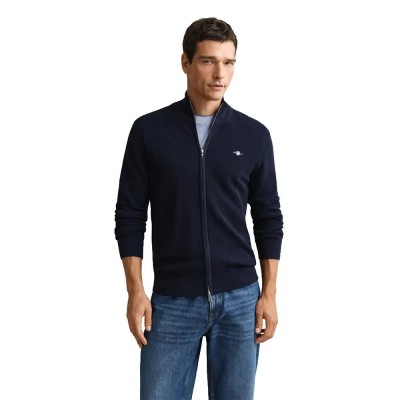 жилетка,мъжки,пуловери,дамски,пуловери,gant,8030293,cardigan,blue,(evening,blue)