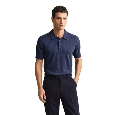дамски,блузи,с,яка,мъжки,блузи,с,яка,gant,8050313,linen,short,sleeve,polo,blue,(dark,indigo,melange)