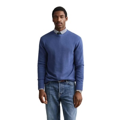 блуза,мъжки,пуловери,дамски,пуловери,gant,8080001,sweater,blue,(vintage,blue)