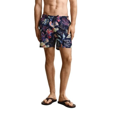 бански,гащета,мъжки,бански,костюми,gant,seaweed,swimming,shorts,blue,(classic,blue)