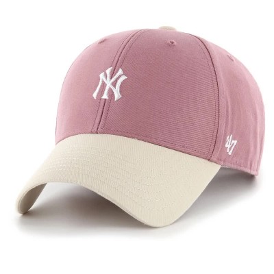бейзболна,шапка,всички,шапки,47,mlb,base,runner,new,york,yankees,baseball,cap,pink,(mauve)