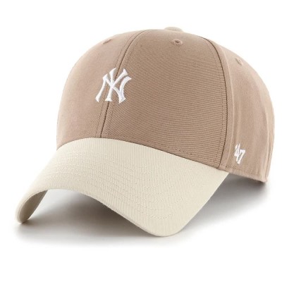 бейзболна,шапка,всички,шапки,47,mlb,base,runner,new,york,yankees,baseball,cap,beige,(portabella)