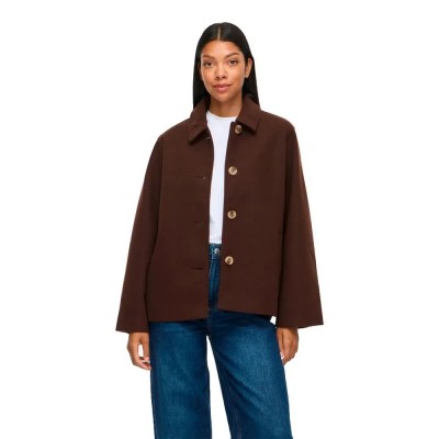 яке,мъжки,якета,дамски,якета,и,палта,vila,claudia,jacket,brown,(coffee,bean)