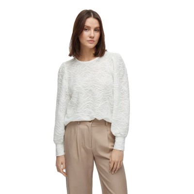 дамски,блузи,vila,fina,o,neck,top,long,sleeve,blouse,white,(cloud,dancer)