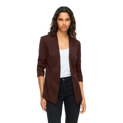 яке,мъжки,якета,дамски,якета,и,палта,vila,her,new,3,4,blazer,jacket,brown,(coffee,bean)