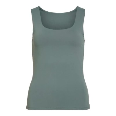 тениска,мъжки,тениски,дамски,тениски,vila,kenza,u,neck,top,rev,sleeveless,t,shirt,green,(balsam,green)