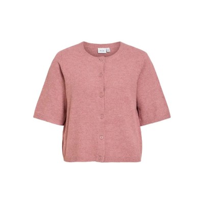 жилетка,мъжки,пуловери,дамски,пуловери,vila,liga,o,neck,knit,cardigan,pink,(nostalgia,rose,melange)