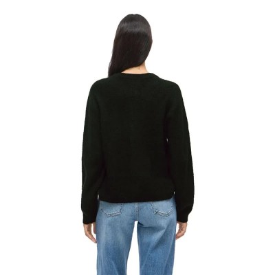 жилетка,дамски,пуловери,дамски,плетени,дрехи,vila,lory,o,neck,knit,cardigan,black,(black,beauty)