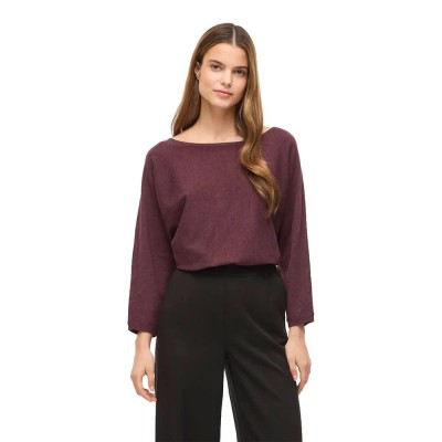 блуза,мъжки,пуловери,дамски,пуловери,vila,malu,boatneck,knit,sweater,purple,(port,royale,melange)