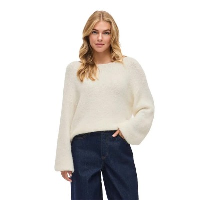 блуза,мъжки,пуловери,дамски,пуловери,vila,marley,knit,sweater,beige,(egret,melange)