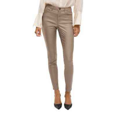 панталони,дамски,панталони,vila,sarah,coated,pants,beige,(fungi)