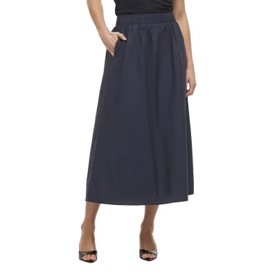 пола,дамски,поли,и,рокли,vila,sophie,ankle,high,waist,midi,skirt,blue,(navy,blazer)