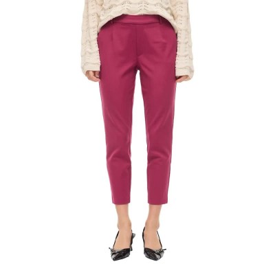 панталони,дамски,панталони,vila,varone,slim,high,waist,pants,pink,(anemone)