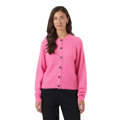 жилетка,дамски,пуловери,дамски,плетени,дрехи,yas,johi,wool,blend,cardigan,pink,(begonia,pink)