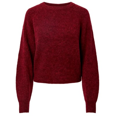 блуза,мъжки,пуловери,дамски,пуловери,yas,johi,wool,blend,sweater,red,(port,royale)