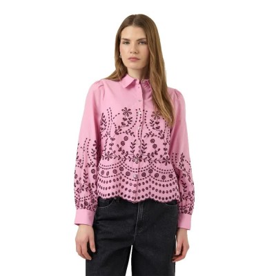 дамски,блузи,yas,luma,long,sleeve,blouse,pink,(moonlite,mauve,sassafras,stitching)