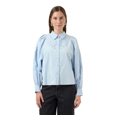 дамски,блузи,yas,zimia,long,sleeve,blouse,blue,(skyway)