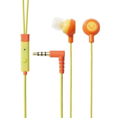 слушалки,слушалки,elecom,11238,earphones,yellow,(white,yellow)
