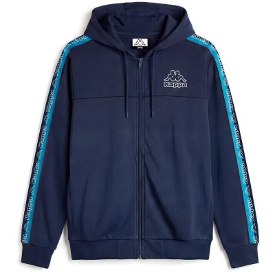 блуза,мъжки,пуловери,kappa,gimelo,half,zip,sweatshirt,blue,(blue,marine,blue,malibu,blue)